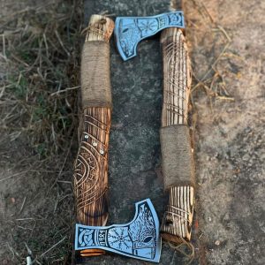 Twine-Wrapped Battle Axe