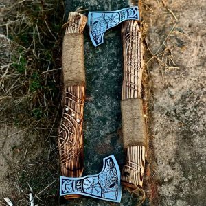 Twine-Wrapped Battle Axe