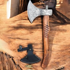 Green Handle Outdoor Hatchet