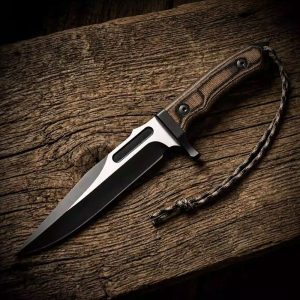 Tactical Two-Tone Spear Point Combat Knife