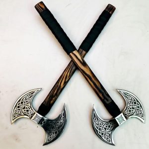 Double Headed Ornate Axe Set