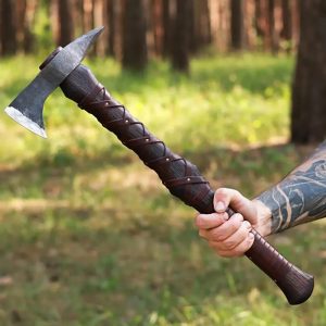 Traditional Long Handle Wood Axe